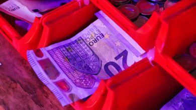 money, finance, euro, cash drawer, money changer, coins, cash, currency, banknote, financial market, business