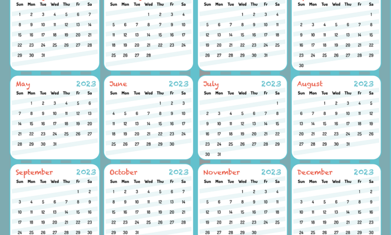 calendar, 2023, events, planning, months, annual planning, calendar, calendar, calendar, calendar, calendar